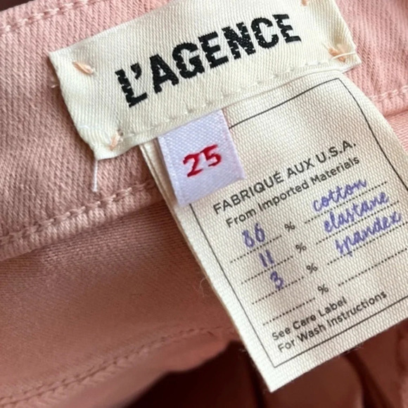 L’Agence • Margot High Rise Dusty Coated Rose Ankle Skinny - Picture 6 of 8